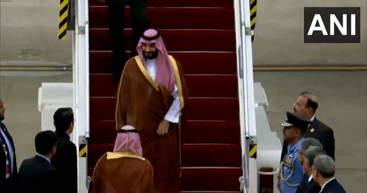Saudi Arabian Crown Prince Mohammed bin Salman arrives in Delhi for G20